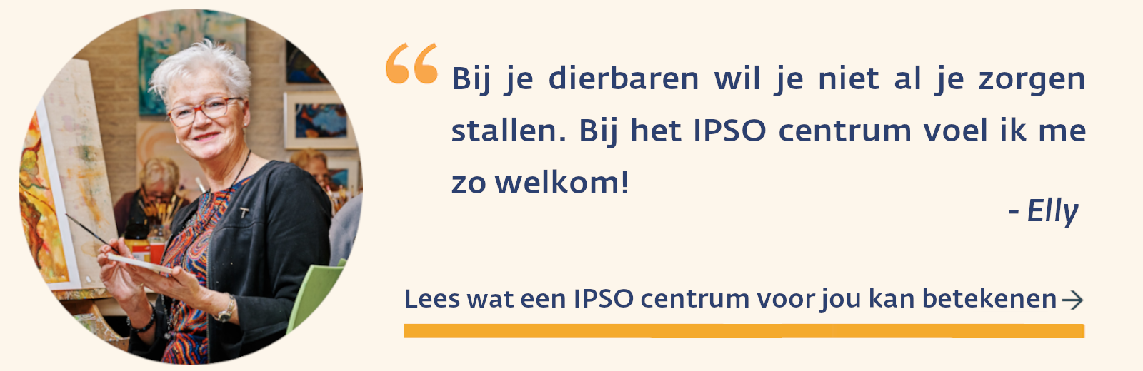 Elly vertelt over IPSO centra