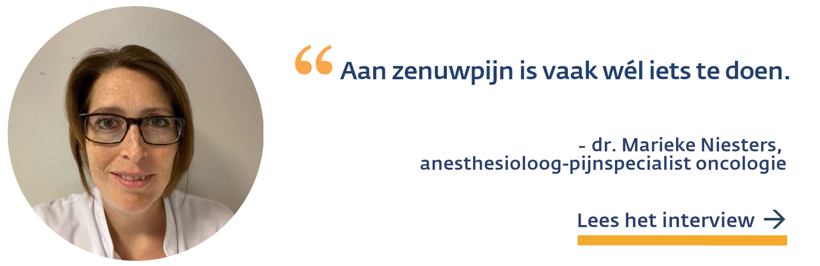 interview met arts over behandeling zenuwpijn door chemotherapie