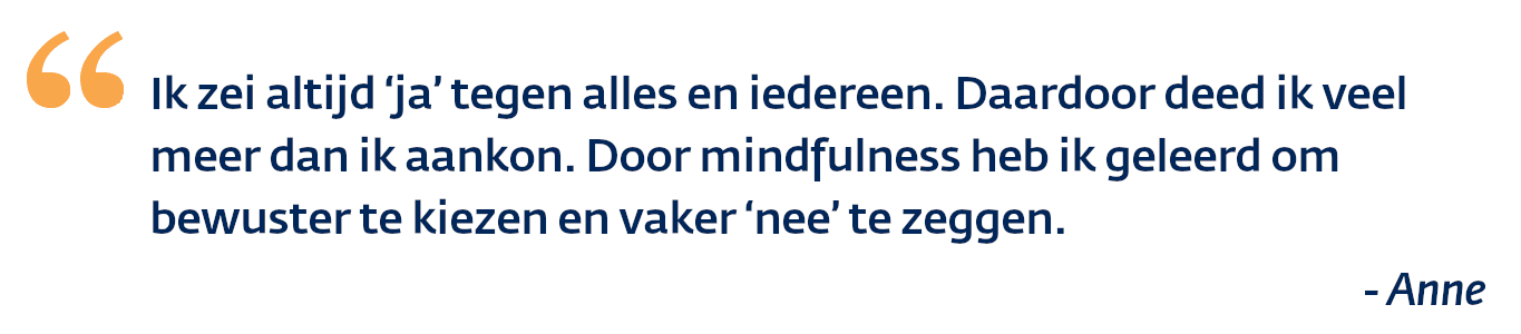 Quote Anne over mindfulness