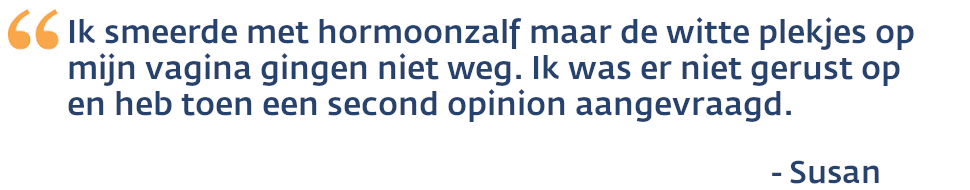 Susan vroeg een second opinion aan bij schaamlipkanker