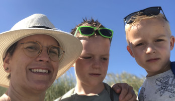 Mini vakantie met mijn gezin op Vlieland.