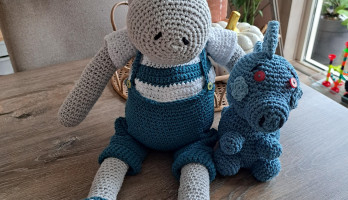 Een gehaakte knuffel