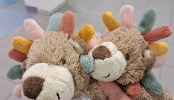 Eerste opname ziekenhuis twee beetjes, één voor hem en één voor mij...zo zijn we bij elkaar ook al is er afstand. 