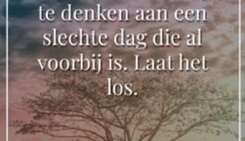 Ben niet negatief ben niet positief ben een realist 