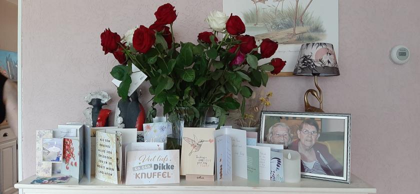 bloemen en kaarten