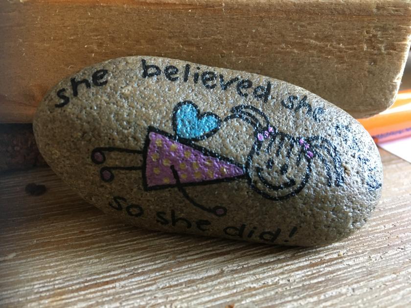 Een happy stone wat kan je er blij mee zijn