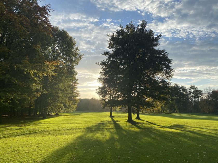 Genieten op de golfbaan