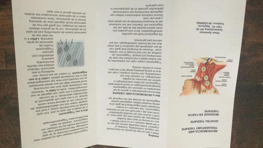 Neuromusculaire triggerpoint therapie