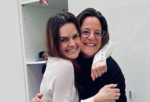 Cecilia en Cynthia (mijn kankervriendin)