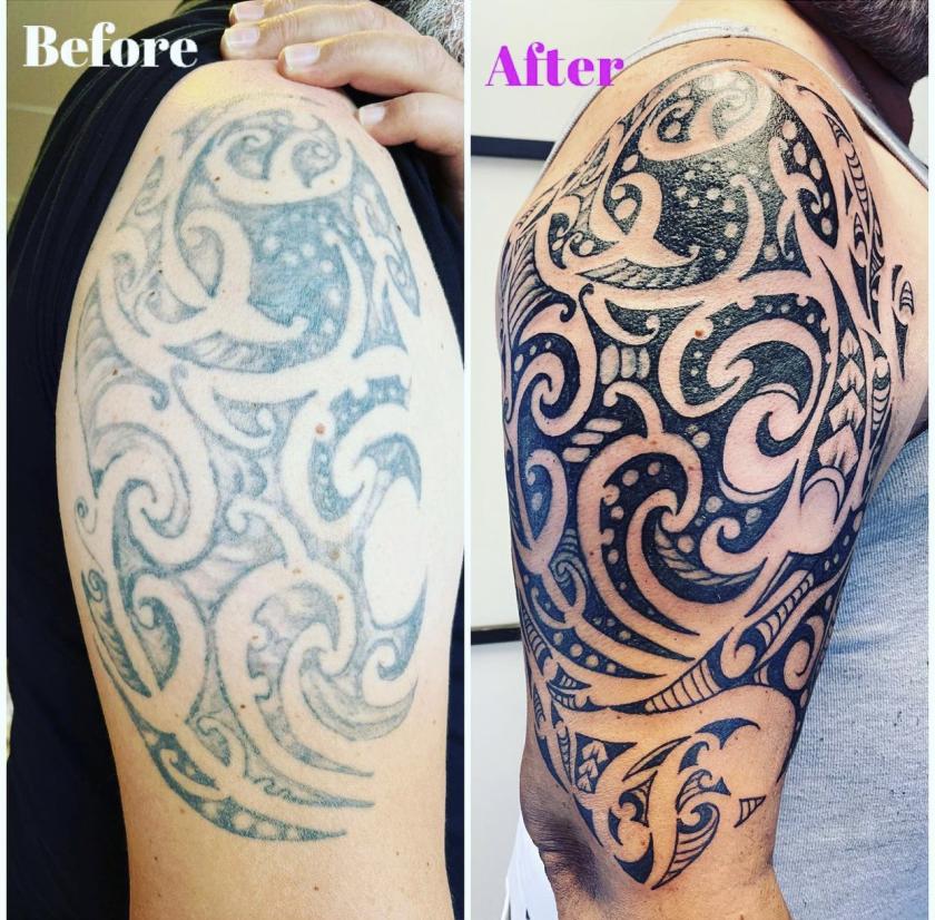 Tattoo touch up en uitbreiding!!