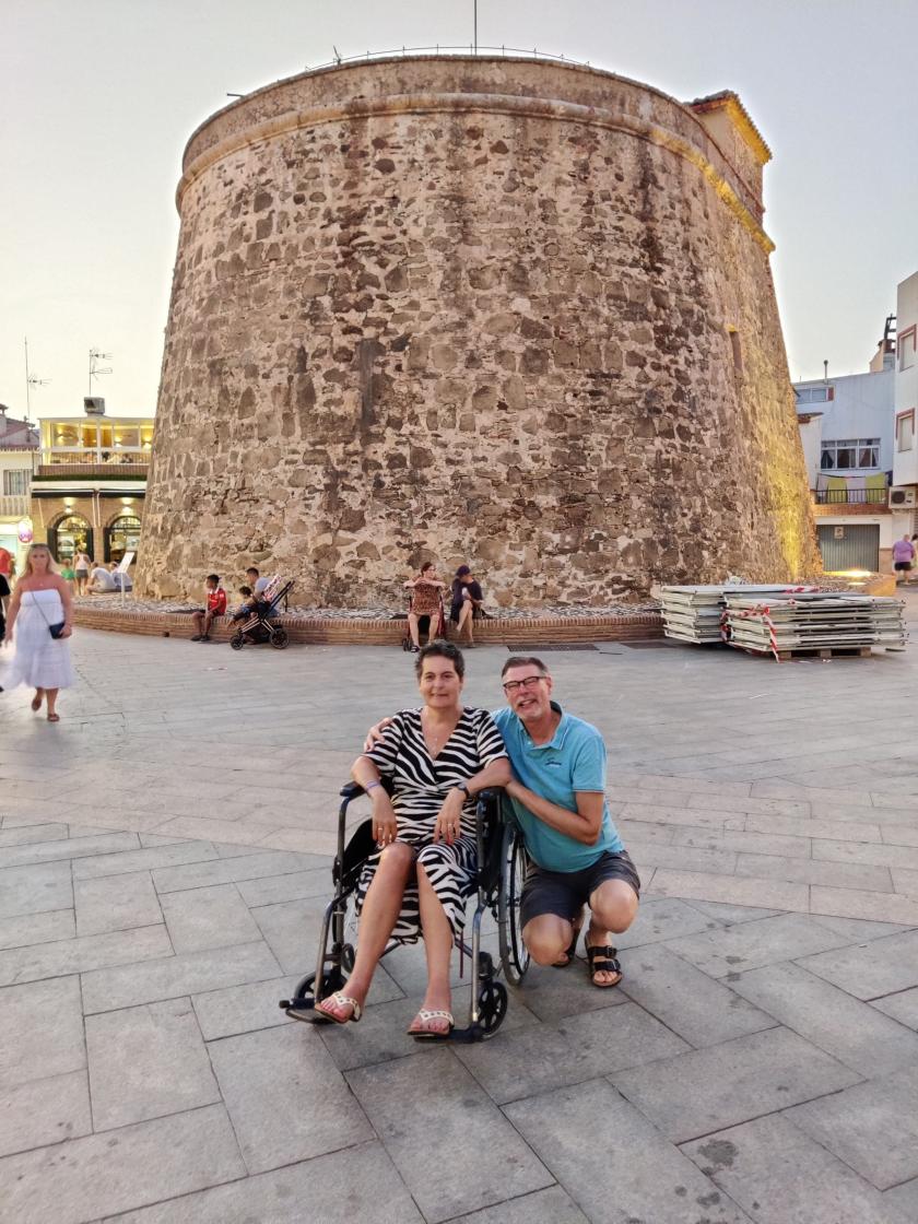 Op vakantie in Spanje