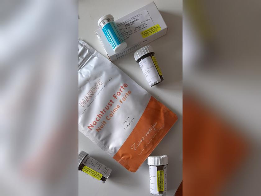 Niet kunnen doorslapen.