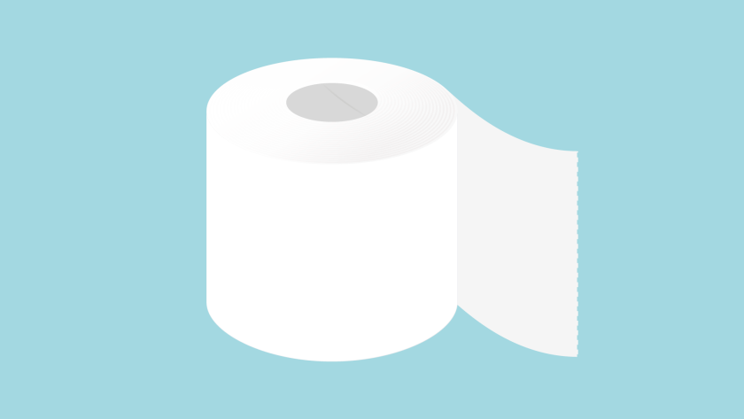 illustratie van een wc-rol